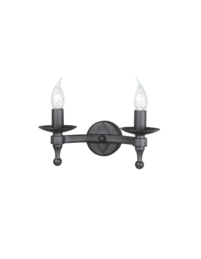 Wall lamps - Elstead Lighting Interior Wall lamp WARWICK 2x60W E14 WR2 GRAPHITE - product kolory-swiatla.pl 1