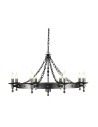 Elstead Lighting Interior Wisząca WARWICK 8x60W E14 WR8 GRAPHITE