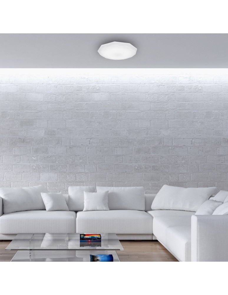 LED Plafonds - Milagro Plafon HEX 16W LED Ø360 mm EK75320 - product kolory-swiatla.pl 3