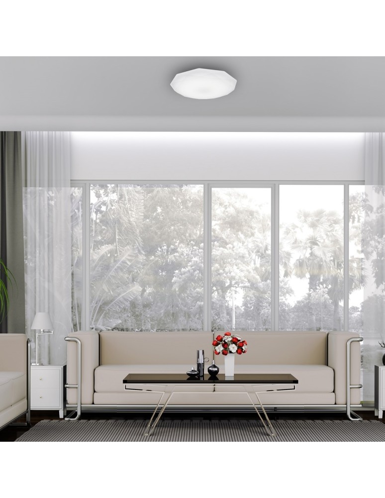 LED Plafonds - Milagro Plafon HEX 16W LED Ø360 mm EK75320 - product kolory-swiatla.pl 6