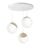 Pendant lamps - Milagro SFERA WOOD 3xE14 pendant lamp MLP5425 - product 8