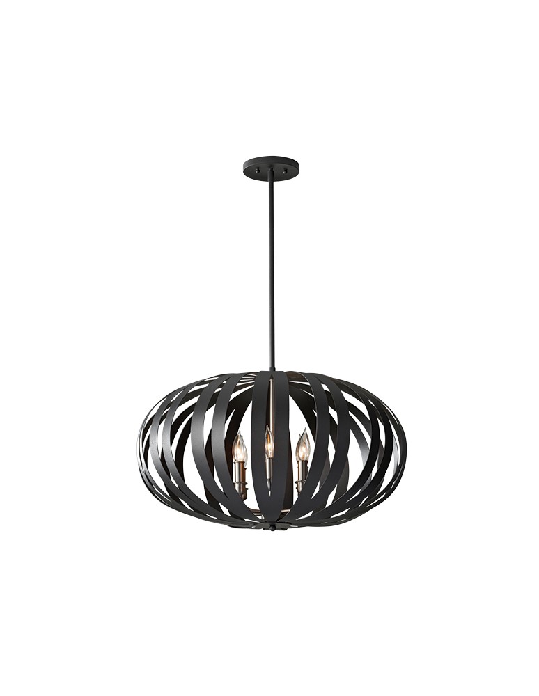Pendant lamps - Elstead Lighting Feiss WOODSTOCK 6x40W E14 FE/WOODSTOCK/P/L Pendant. - product kolory-swiatla.pl 1