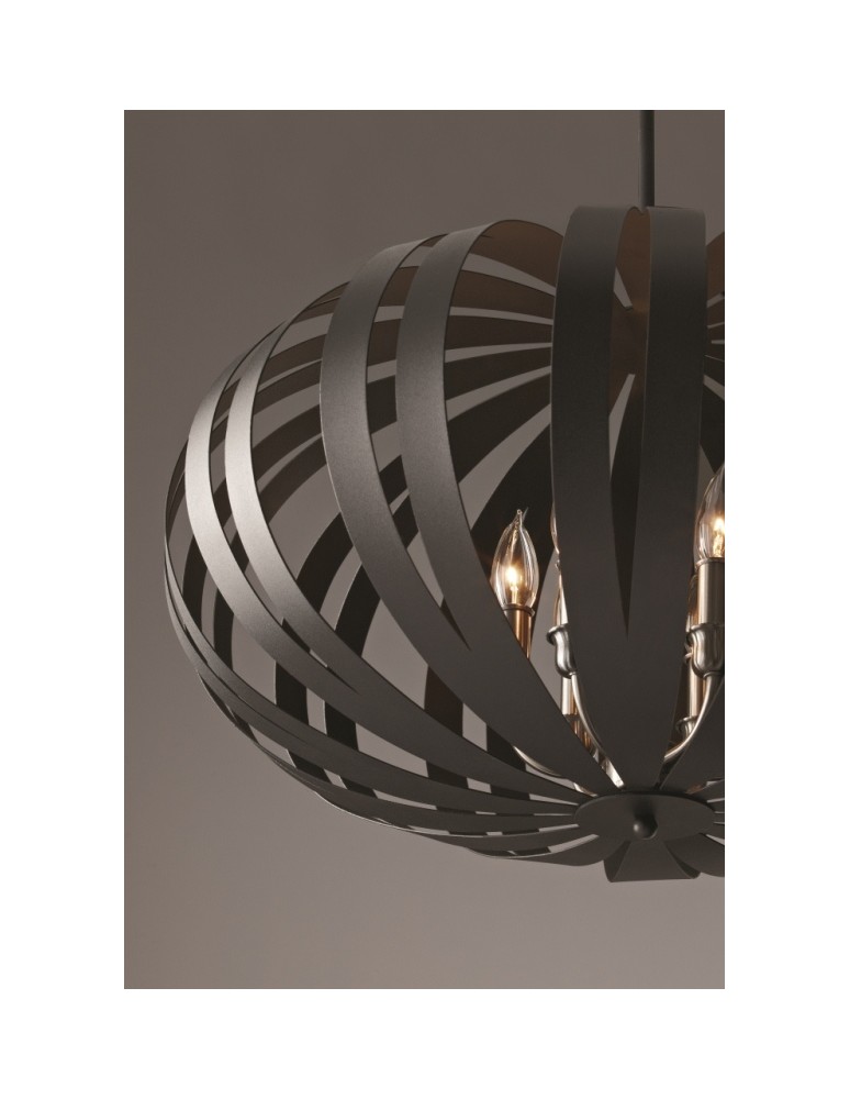 Pendant lamps - Elstead Lighting Feiss WOODSTOCK 6x40W E14 FE/WOODSTOCK/P/L Pendant. - product kolory-swiatla.pl 2