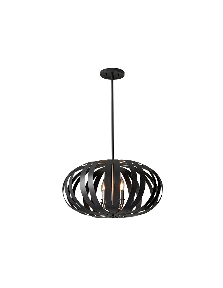 Pendant lamps - Elstead Lighting Feiss WOODSTOCK 6x40W E14 FE/WOODSTOCK/P/M Pendant. - product kolory-swiatla.pl 1