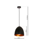 Pendant lamps - Milagro VEGAS pendant lamp 1xE27 MLP5587 - product 8