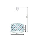 Children's pendant lamps - Milagro DINO 1xE27 pendant lamp MLP4951 - product 9