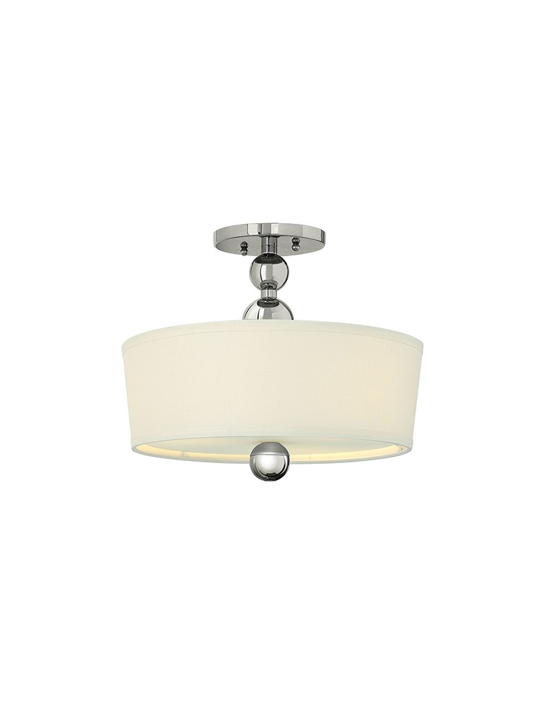 Ceiling lamps with lampshade - Hinkley ZELDA 3x60W E27 HK/ZELDA/SF PN Ceiling light - product kolory-swiatla.pl 1