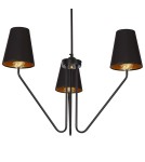 Black chandeliers - Milagro Chandelier VICTORIA BLACK 3xE27 MLP4912 - product 3