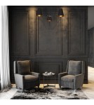 Black chandeliers - Milagro Chandelier VICTORIA BLACK 3xE27 MLP4912 - product 5