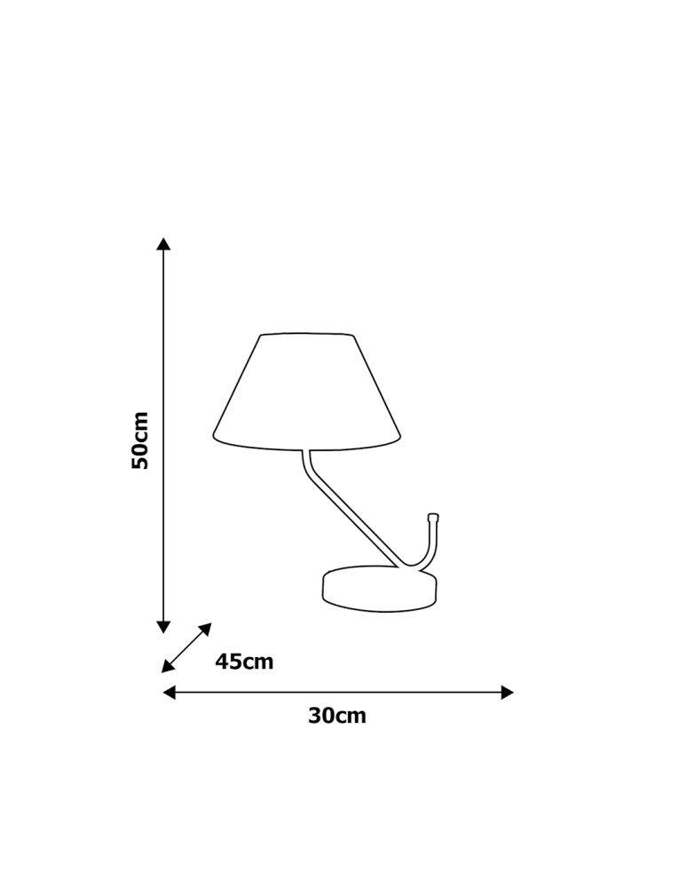 Table lamps with lampshade - Milagro VICTORIA BLACK 1xE27 table lamp MLP4914 - product kolory-swiatla.pl 3