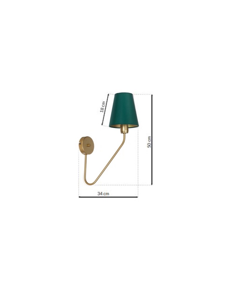 Cantilever wall lamps - Milagro Wall lamp VICTORIA 1xE27 MLP4906 - product kolory-swiatla.pl 7