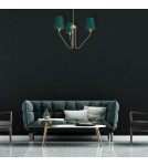 Green chandeliers - Milagro Chandelier VICTORIA 3xE27 MLP4907 - product 8