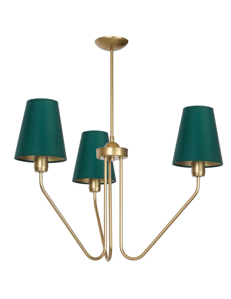 Green chandeliers - Milagro Chandelier VICTORIA 3xE27 MLP4907 - product kolory-swiatla.pl 10