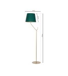 Floor lamps with lampshade - Milagro VICTORIA 1xE27 standing lamp MLP4910 - product 7