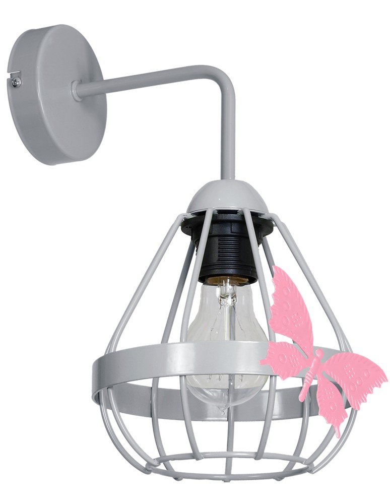 Children's wall lamps - Milagro Wall lamp KAGO GRAY 1xE27 MLP4931 - product kolory-swiatla.pl 8
