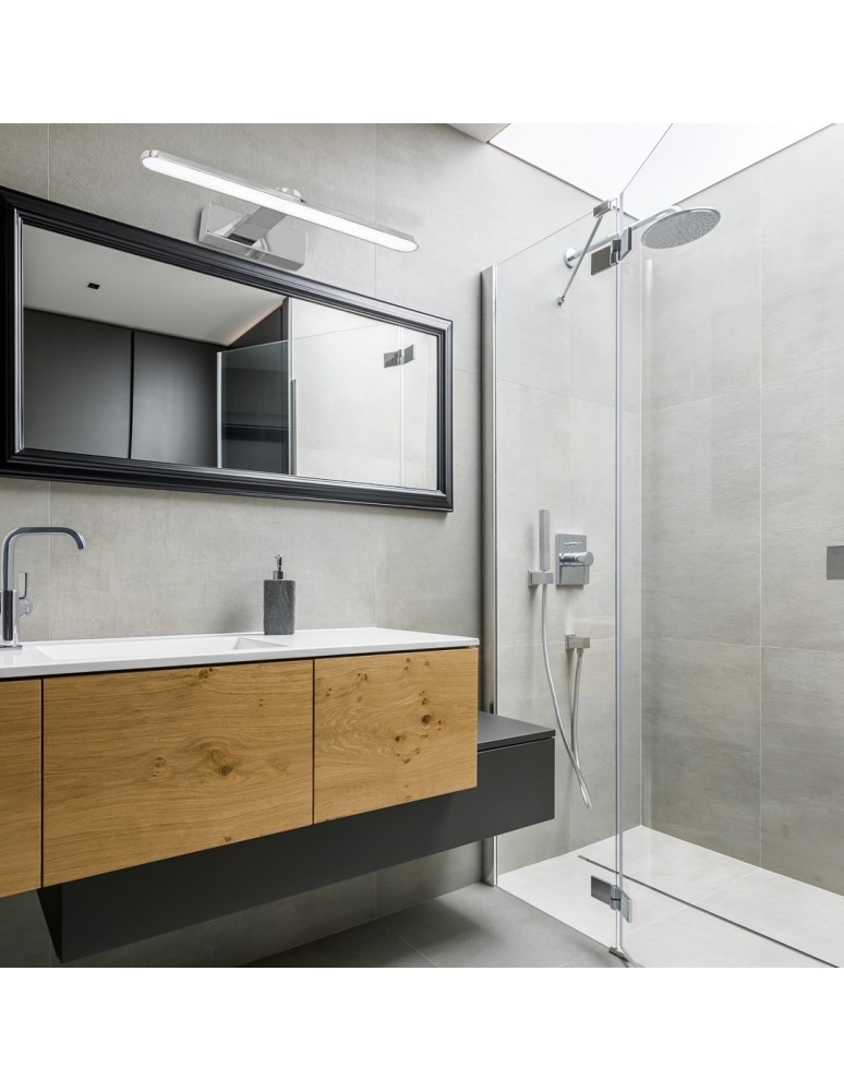 Bathroom wall lamps - Milagro Wall lamp SPLASH CHROME 40cm 8W LED ML5613 - product kolory-swiatla.pl 3