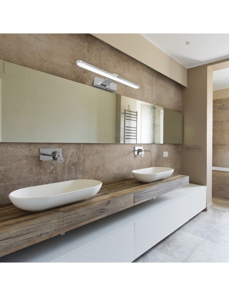 Bathroom wall lamps - Milagro Wall lamp SPLASH CHROME 40cm 8W LED ML5613 - product kolory-swiatla.pl 4