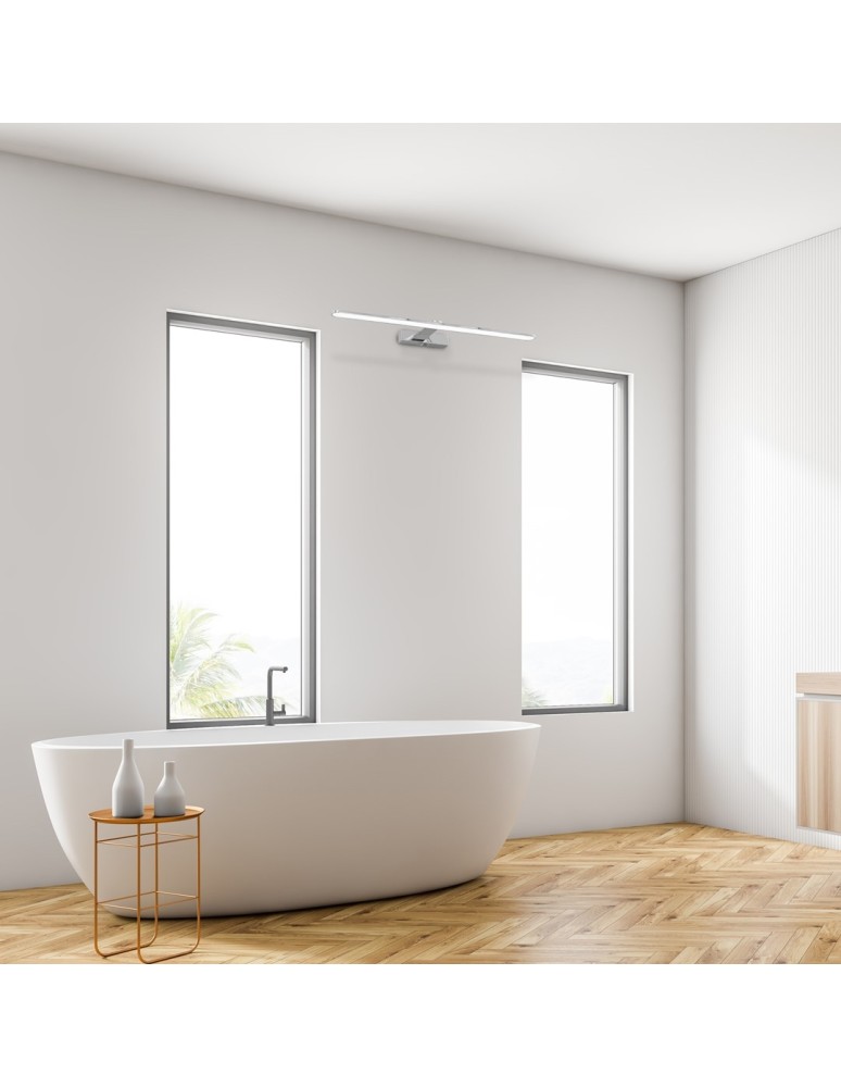 Bathroom wall lamps - Milagro Wall lamp SPLASH CHROME 60cm 12W LED ML5614 - product kolory-swiatla.pl 3