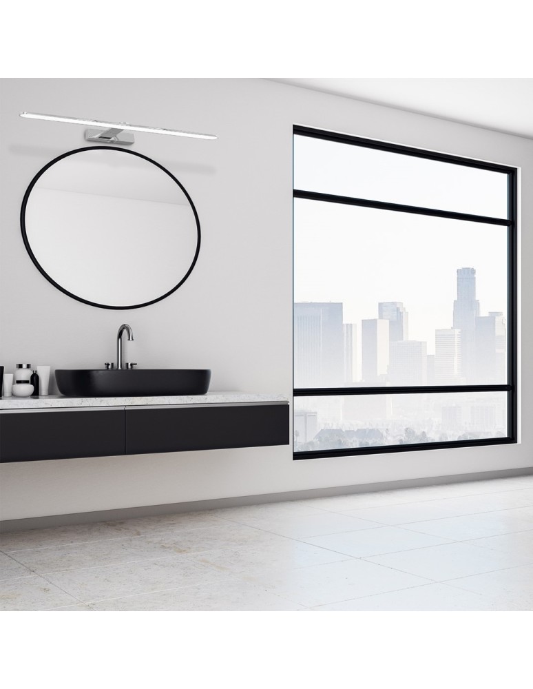 Bathroom wall lamps - Milagro Wall lamp SPLASH CHROME 60cm 12W LED ML5614 - product kolory-swiatla.pl 4