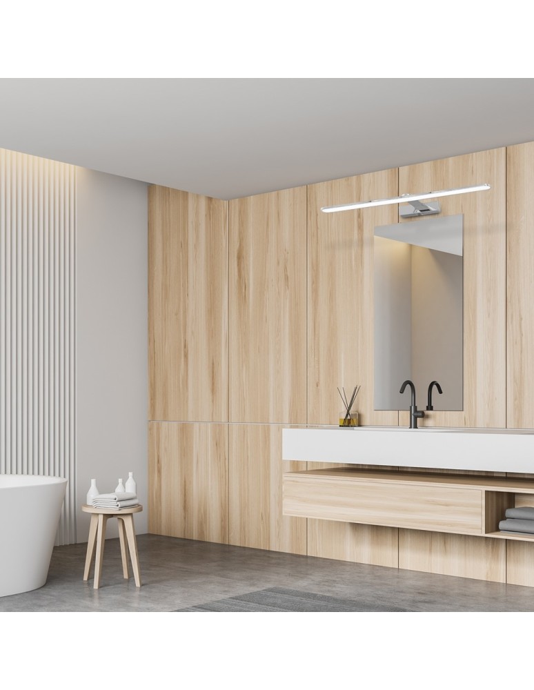 Bathroom wall lamps - Milagro Wall lamp SPLASH CHROME 60cm 12W LED ML5614 - product kolory-swiatla.pl 6