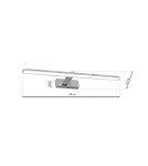 Bathroom wall lamps - Milagro Wall lamp SPLASH CHROME 60cm 12W LED ML5614 - product 7