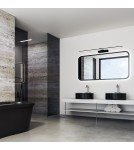 Bathroom wall lamps - Milagro Wall lamp SPLASH BLACK 60cm 12W LED ML5616 - product 3