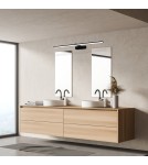 Bathroom wall lamps - Milagro Wall lamp SPLASH BLACK 60cm 12W LED ML5616 - product 6