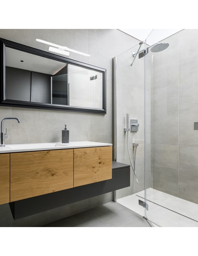 Bathroom wall lamps - Milagro Wall lamp SPLASH WHITE 40cm 8W LED ML5617 - product kolory-swiatla.pl 3