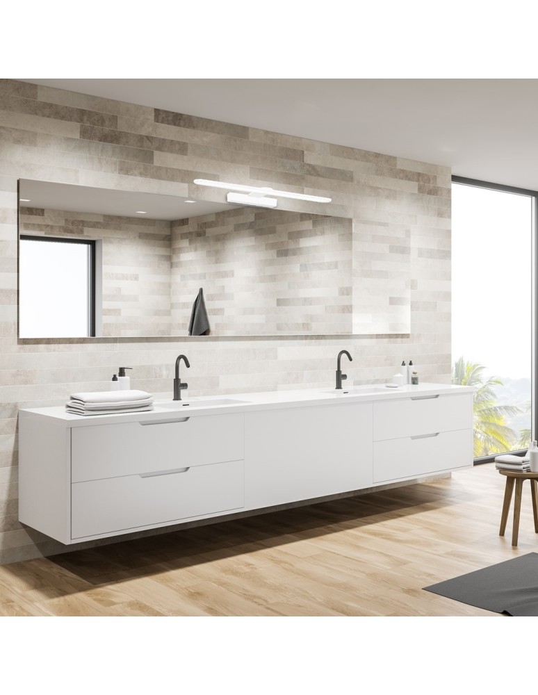 Bathroom wall lamps - Milagro Wall lamp SPLASH WHITE 40cm 8W LED ML5617 - product kolory-swiatla.pl 4