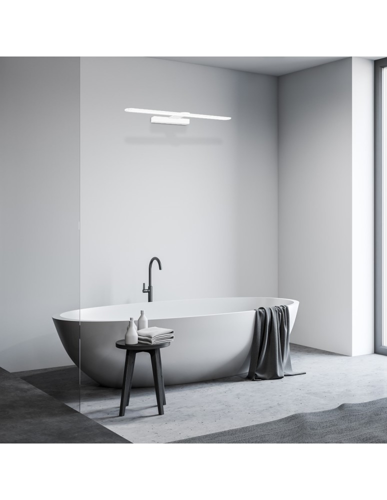 Bathroom wall lamps - Milagro Wall lamp SPLASH WHITE 40cm 8W LED ML5617 - product kolory-swiatla.pl 5