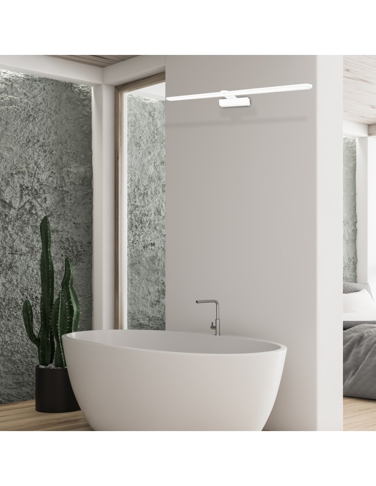 Bathroom wall lamps - Milagro Wall lamp SPLASH WHITE 60cm 12W LED ML5618 - product kolory-swiatla.pl 4