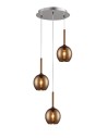 Zuma Line MONIC 3x40W E14 230V Copper MD1629-3B Pendant.