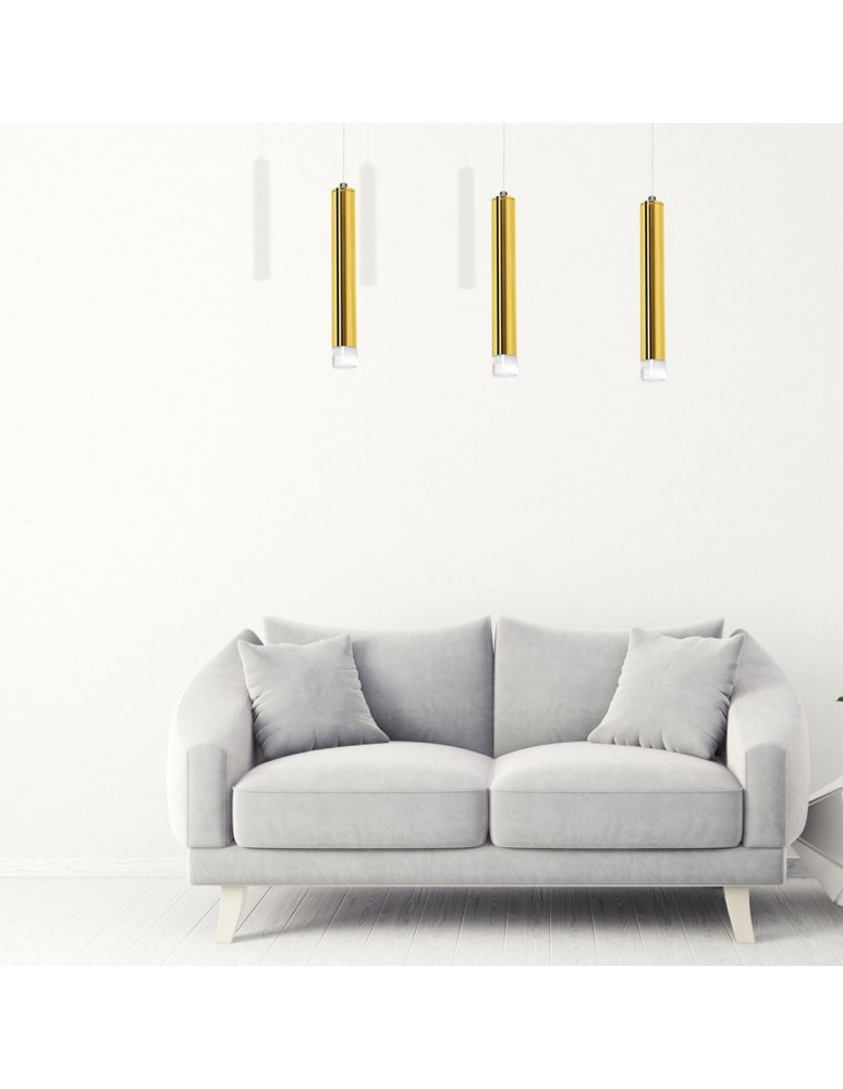 Pendant lamps - Milagro GOLDIE 3x5W LED pendant lamp ML5714 - product kolory-swiatla.pl 5