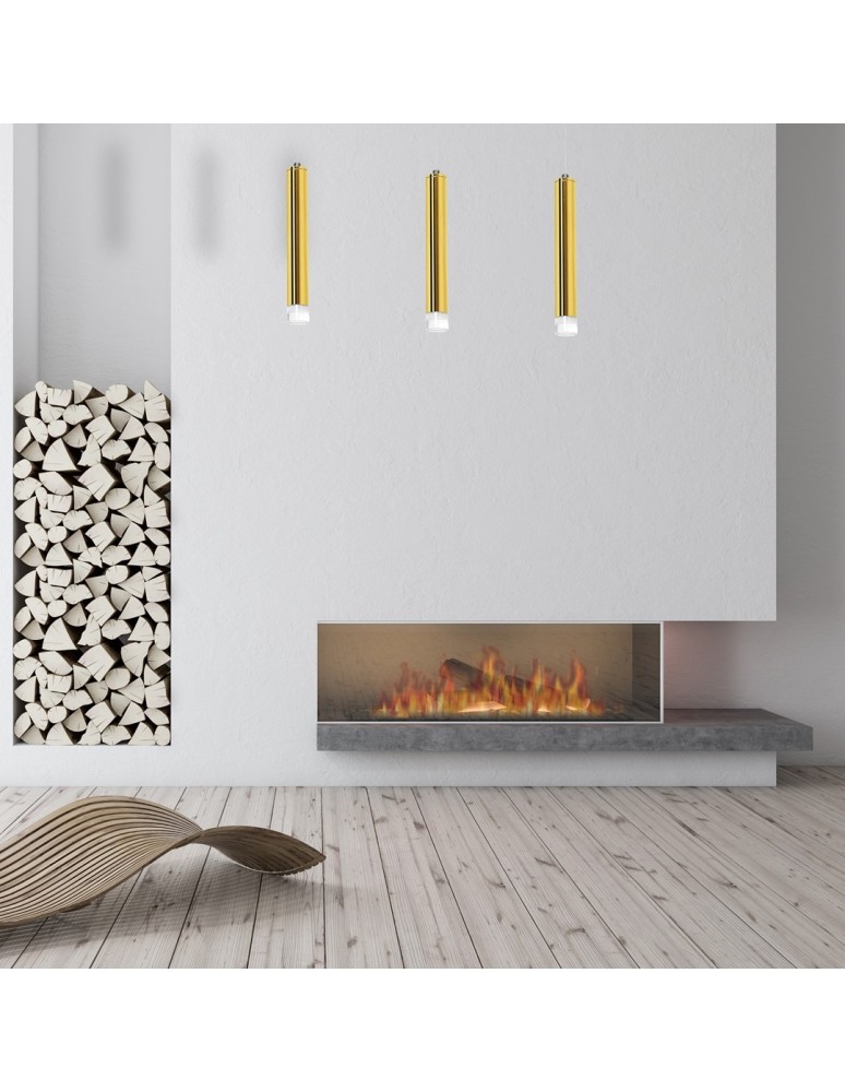 Pendant lamps - Milagro GOLDIE 3x5W LED pendant lamp ML5714 - product kolory-swiatla.pl 8