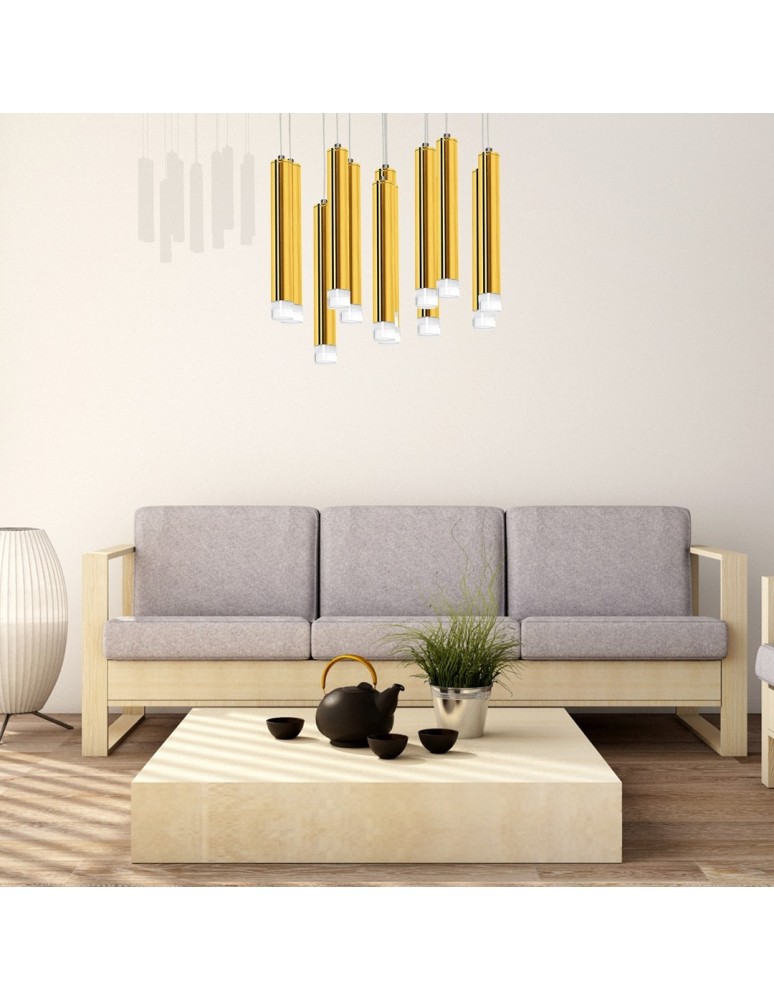 Pendant lamps - Milagro GOLDIE 12W LED pendant lamp ML5716 - product kolory-swiatla.pl 6