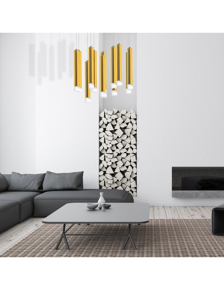 Pendant lamps - Milagro GOLDIE 12W LED pendant lamp ML5716 - product kolory-swiatla.pl 8