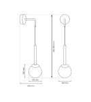 Milagro Kinkiet PARMA 1xE14 MLP4819