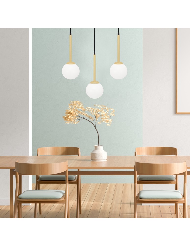 Milagro Lampa wisząca PARMA 3xE14 MLP4821