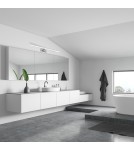 Bathroom wall lamps - Milagro Wall lamp SPLASH CHROME 80cm 16W LED ML5722 - product 5