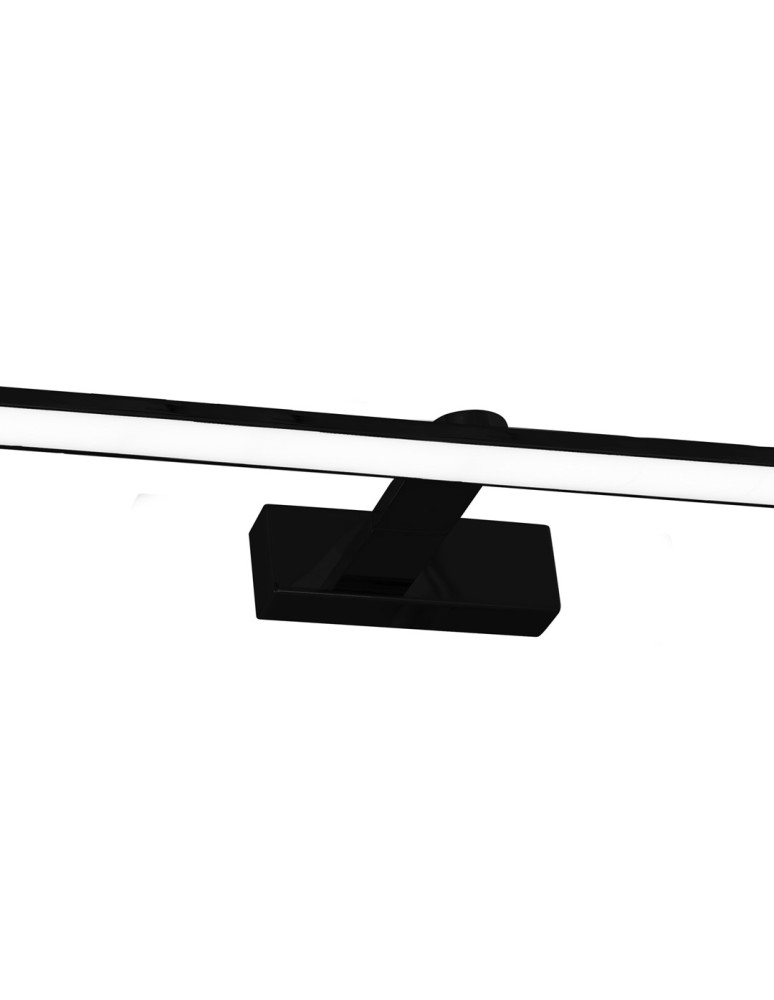 Bathroom wall lamps - Milagro Wall lamp SPLASH BLACK 80cm 16W LED ML5723 - product kolory-swiatla.pl 4