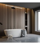 Bathroom wall lamps - Milagro Wall lamp SPLASH BLACK 80cm 16W LED ML5723 - product 5