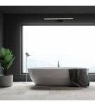 Bathroom wall lamps - Milagro Wall lamp SPLASH BLACK 80cm 16W LED ML5723 - product 6