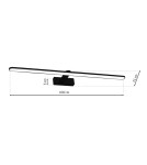 Bathroom wall lamps - Milagro Wall lamp SPLASH BLACK 100cm 21W LED ML5725 - product 7