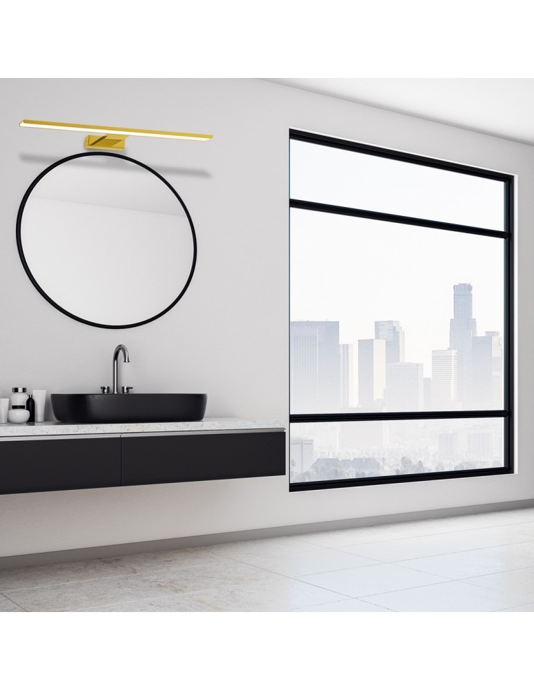 Bathroom wall lamps - Milagro Wall lamp SHINE GOLD 60cm 13,8W LED ML5734 - product kolory-swiatla.pl 3