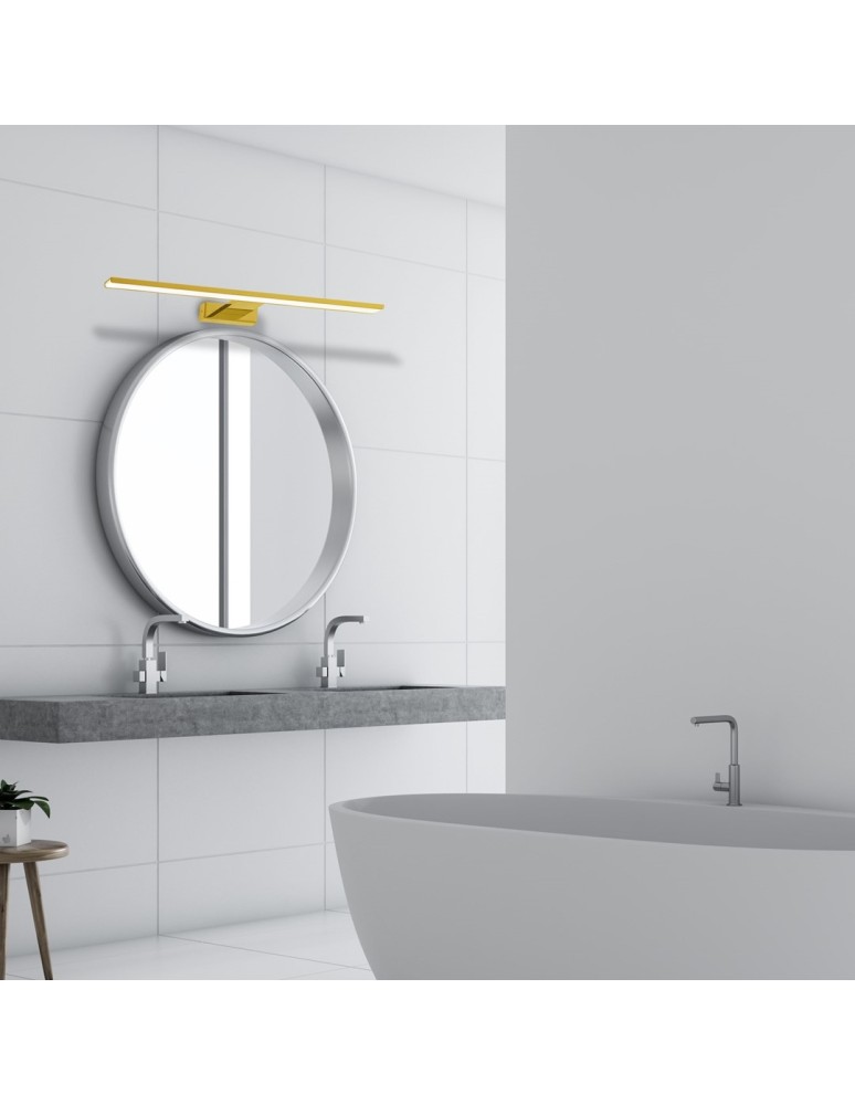 Bathroom wall lamps - Milagro Wall lamp SHINE GOLD 60cm 13,8W LED ML5734 - product kolory-swiatla.pl 4