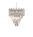 Glamour chandeliers - Milagro Chandelier MADISON CHROME 9xE14 ML5991 - product 3