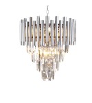 Glamour chandeliers - Milagro Chandelier MADISON CHROME 9xE14 ML5991 - product 4