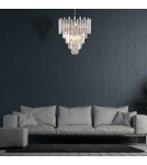 Glamour chandeliers - Milagro Chandelier MADISON CHROME 9xE14 ML5991 - product 7