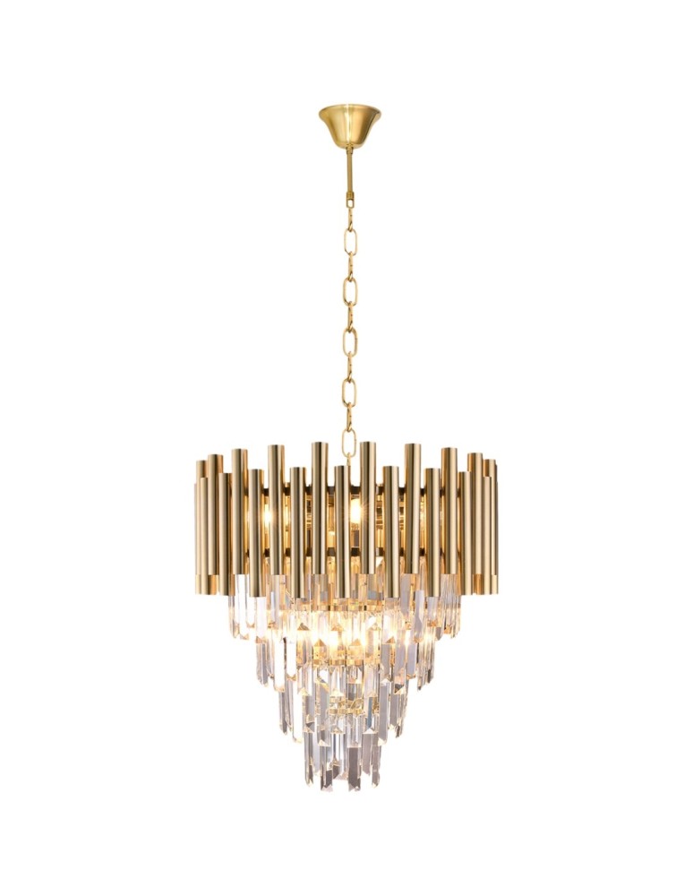 Glamour chandeliers - Milagro Chandelier MADISON GOLD 9xE14 ML5992 - product kolory-swiatla.pl 2