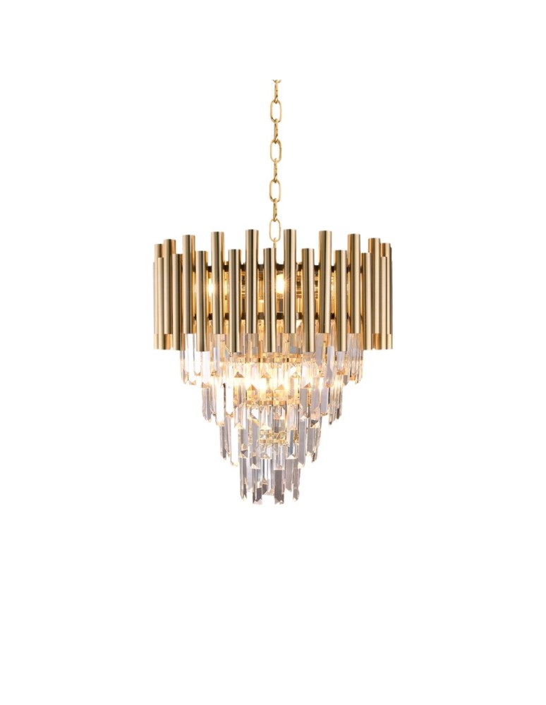 Glamour chandeliers - Milagro Chandelier MADISON GOLD 9xE14 ML5992 - product kolory-swiatla.pl 3
